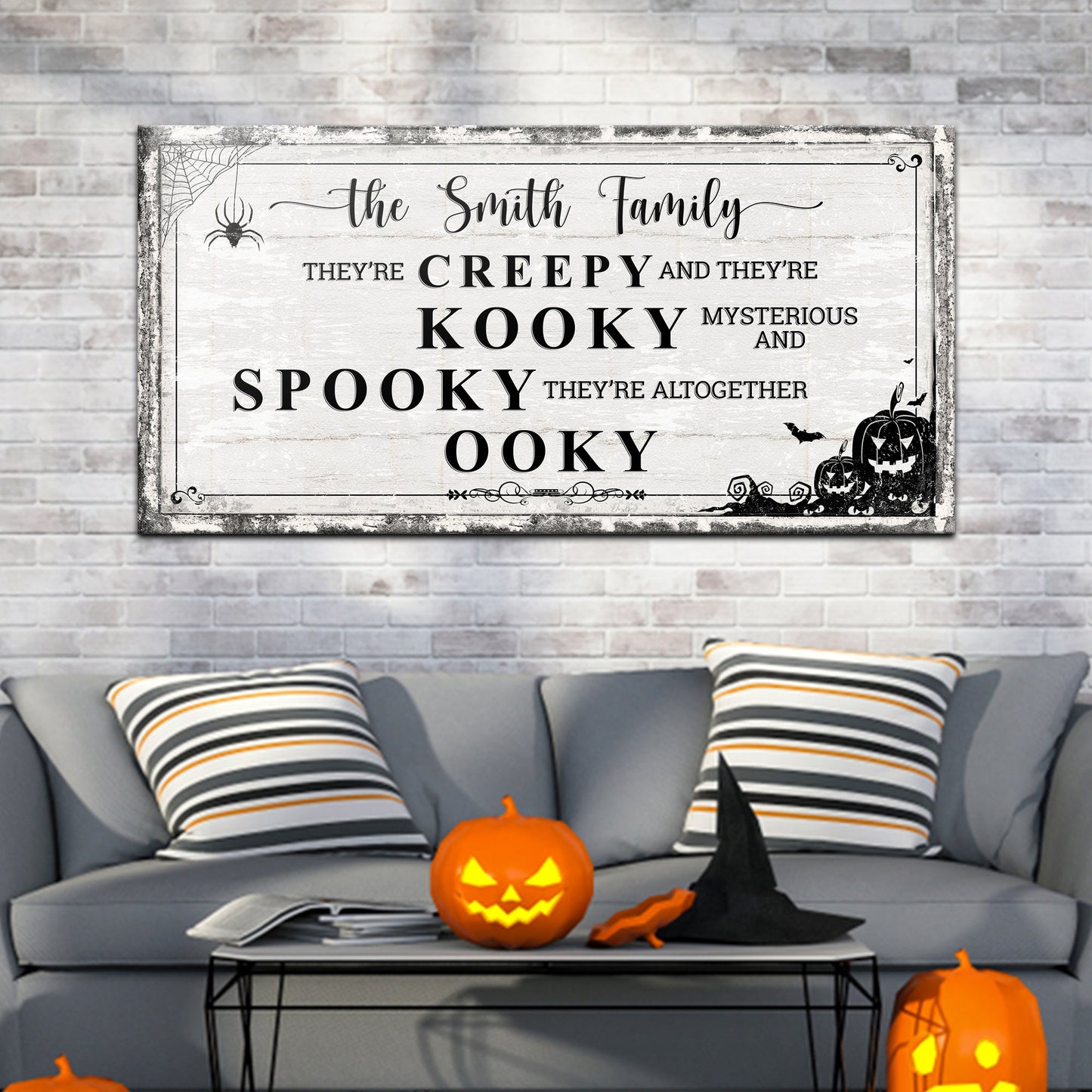 Family Halloween Sign-0