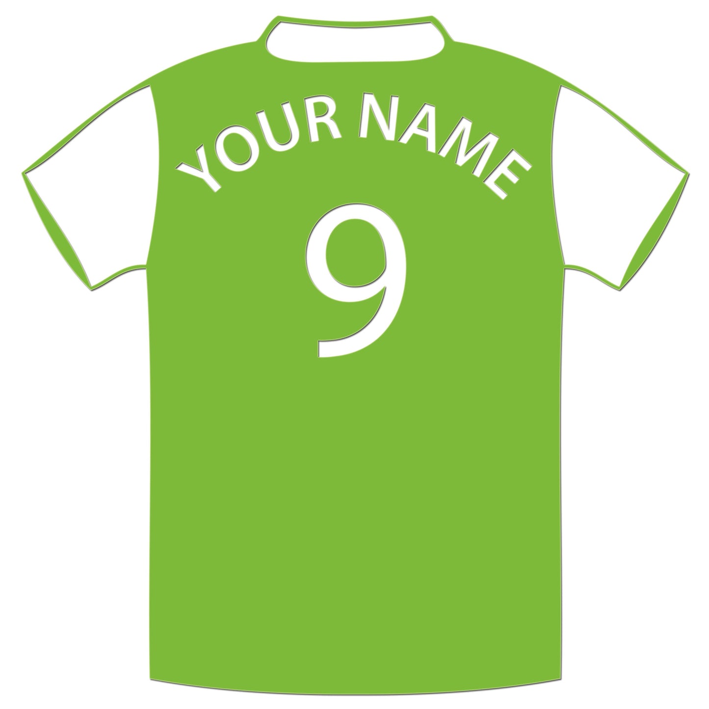Personalised Football Shirt Sticker-10