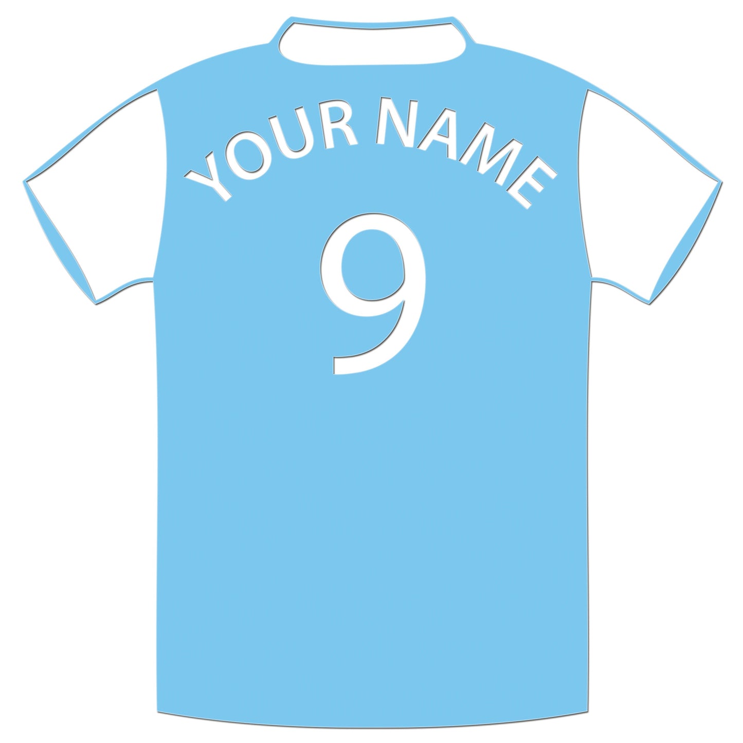 Personalised Football Shirt Sticker-11