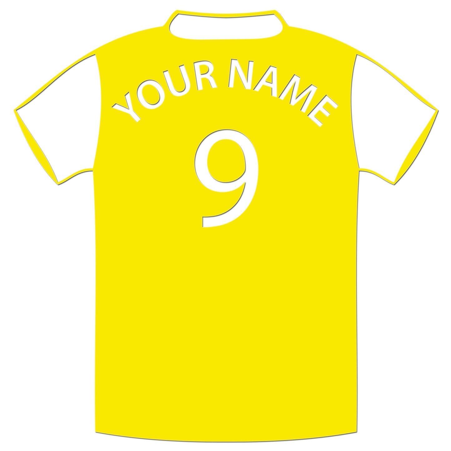 Personalised Football Shirt Sticker-13