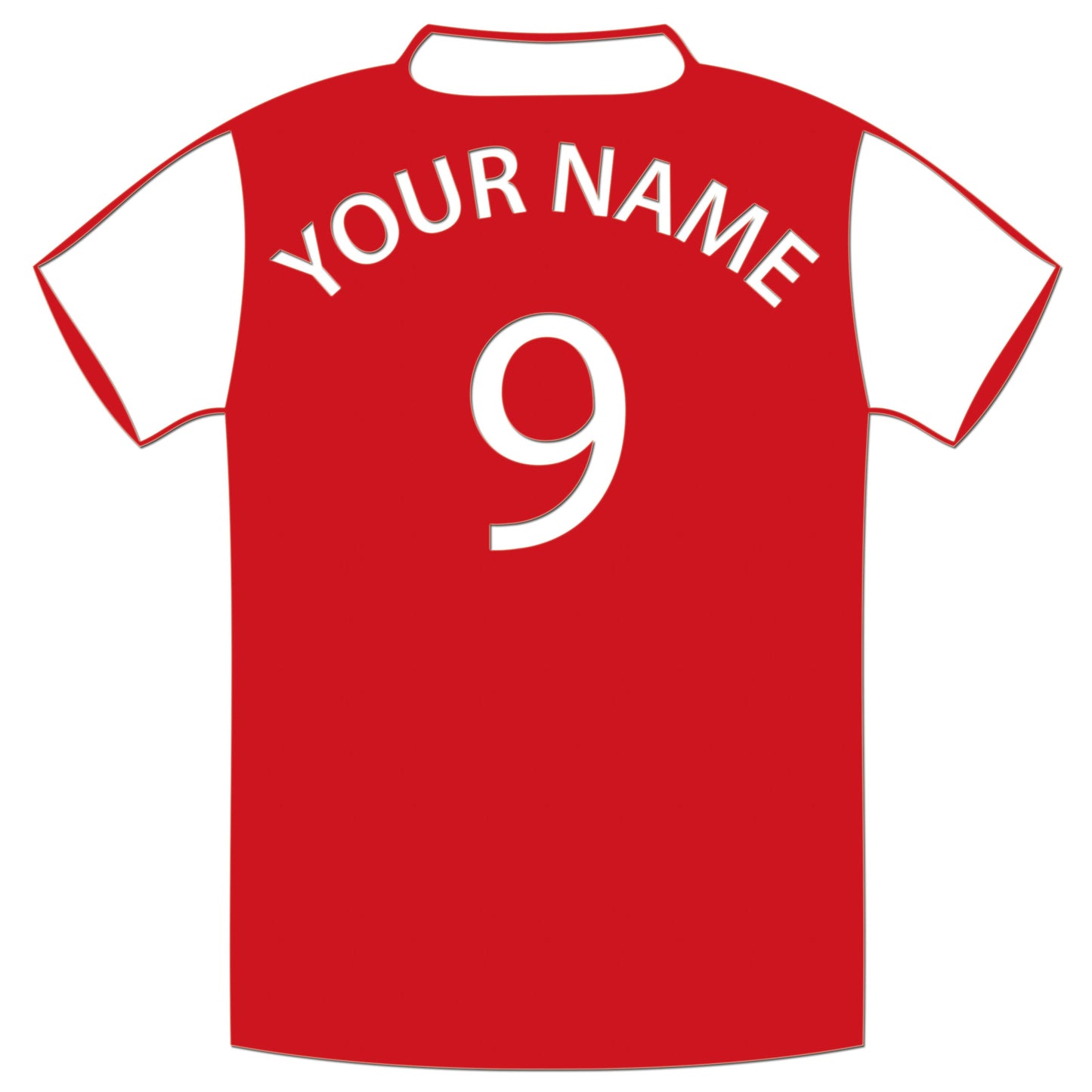 Personalised Football Shirt Sticker-16