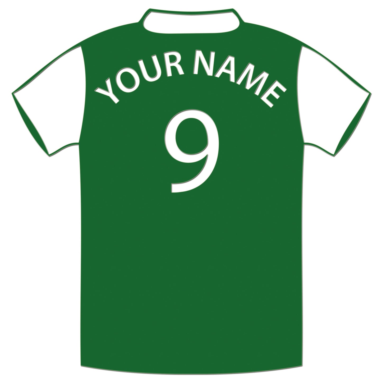 Personalised Football Shirt Sticker-21