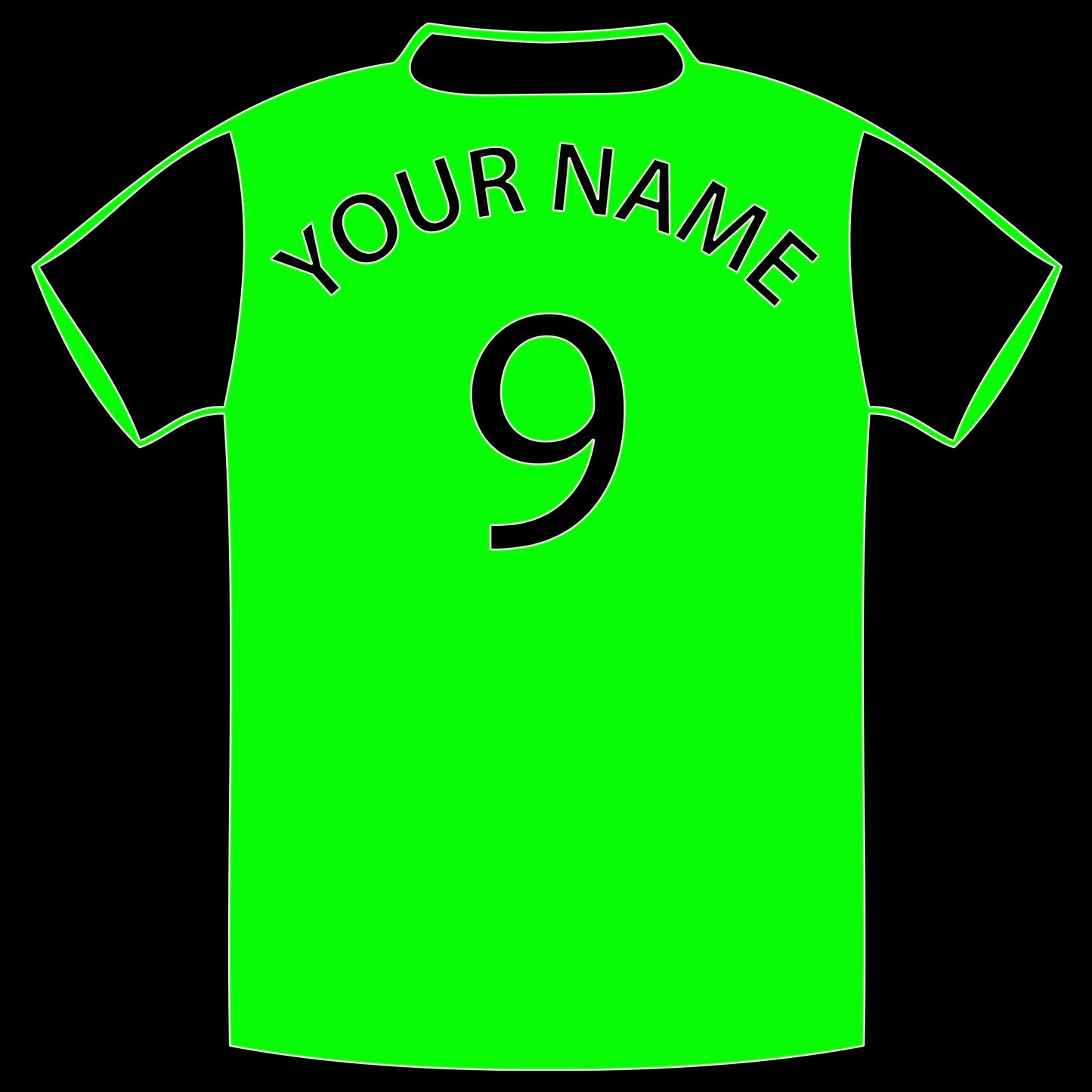 Personalised Football Shirt Sticker-24