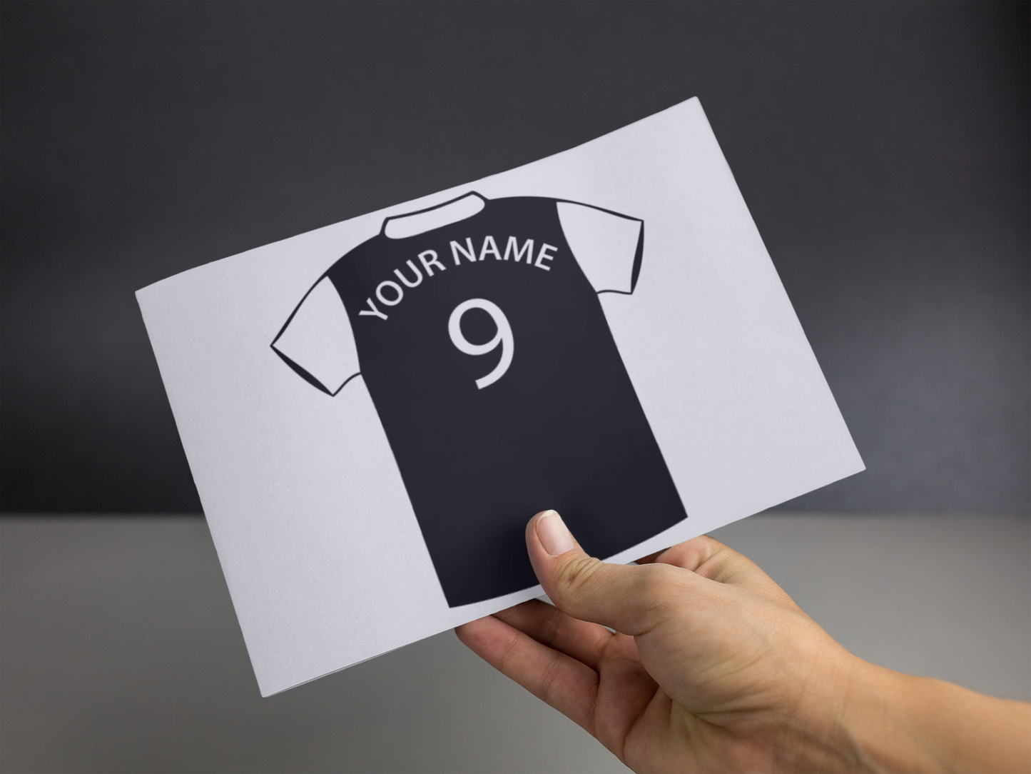 Personalised Football Shirt Sticker-1