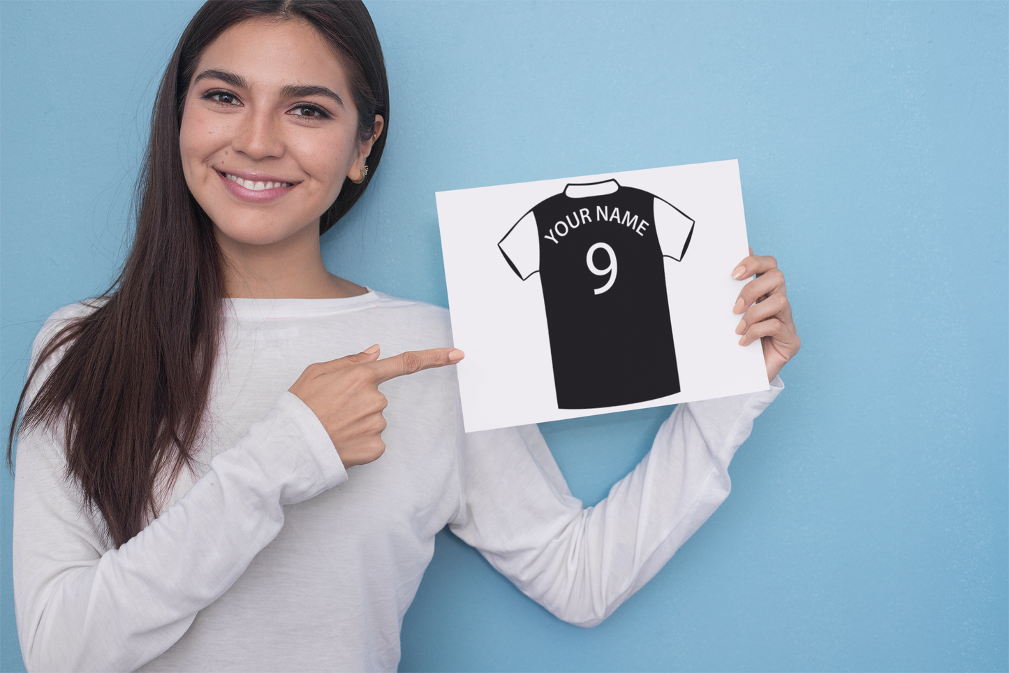 Personalised Football Shirt Sticker-0