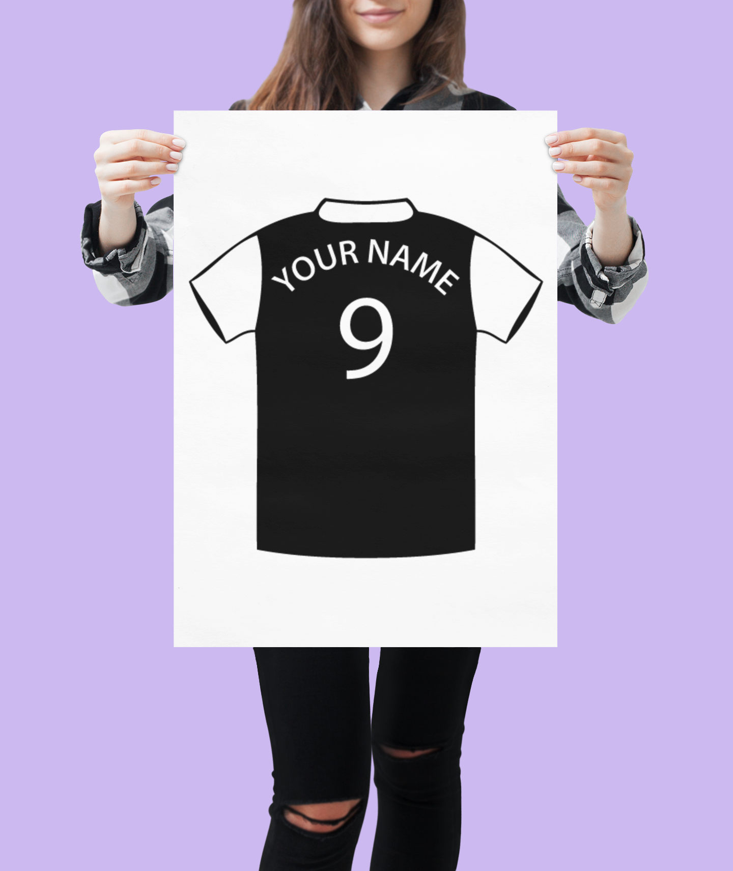 Personalised Football Shirt Sticker-3