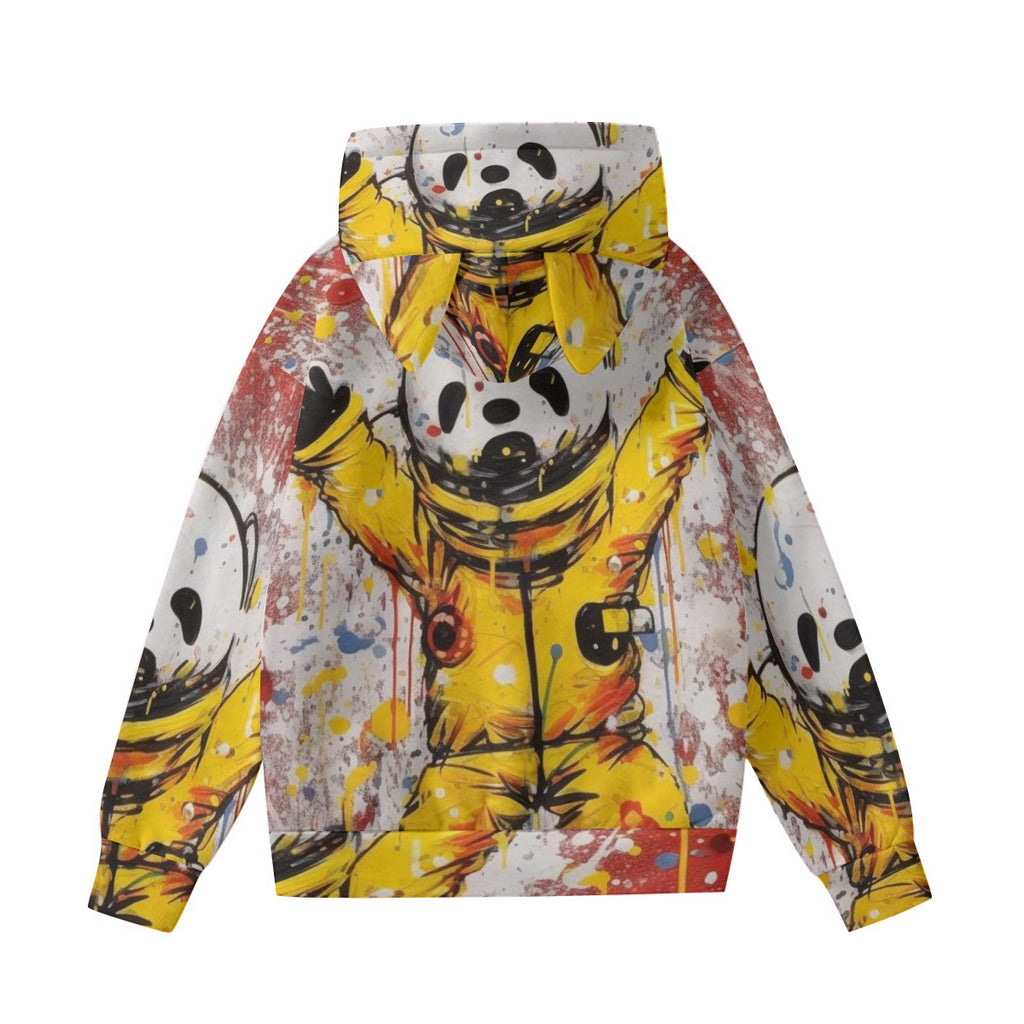 Pullover Hoodie with Ears - Urban Style Unique Graphic Cute Hoodies