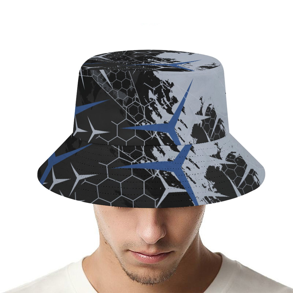 Bucket Hat Black Grey