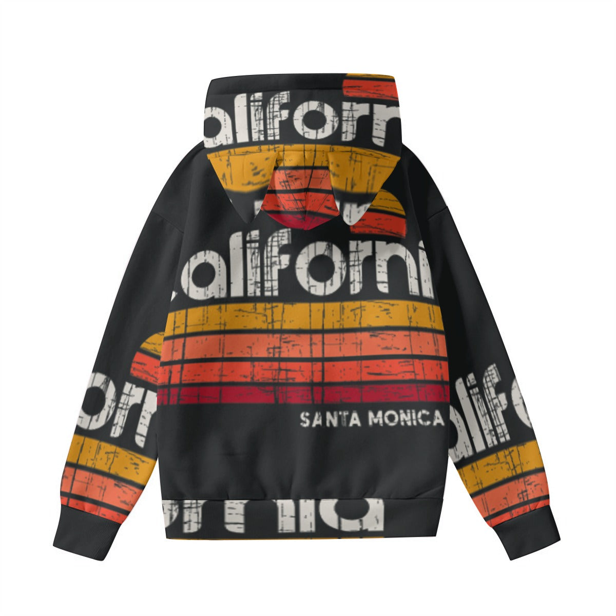 Pullover Hoodie with Ears - Urban Style Unique Graphic Cute Hoodies